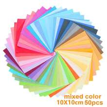 30/50pcs 4x4 Inch Colorful Fabric Squares, DIY Craft Materials, Patchwork Quilting Fabric, Assorted Patterns, Suitable For Sewing, DIY Arts, Scrapbooking, Quilting, Pillows, Pet Clothes, Accessories And More - Multicolor - View 25