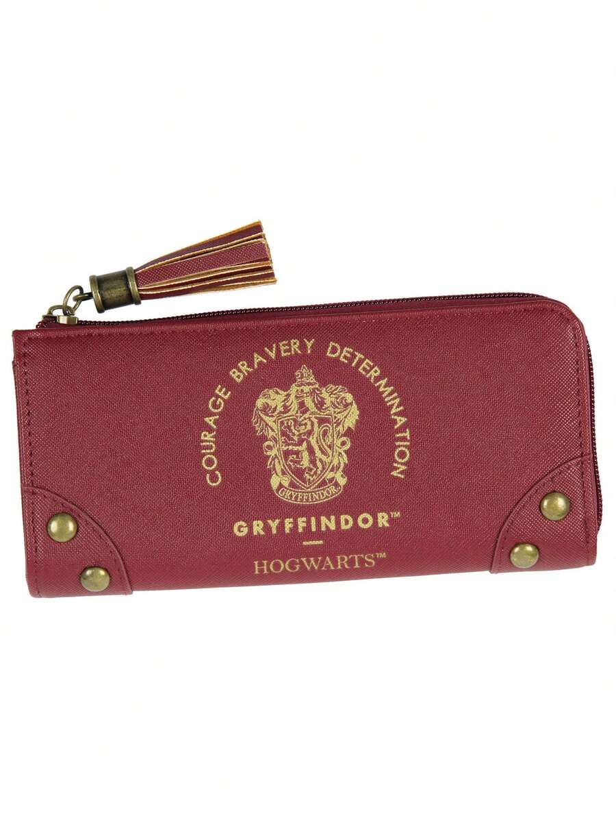 Warner Bros Wallet Houses Faux Leather Clutch Wallet For Women - Red - View 1