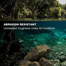 Hercules Fly Fishing Tippet 3 Pack with Holder - 55 Yards for Precision Fly Fishing - Punta de fluorocarbono (3 piezas) con barra de punta - Ver 5