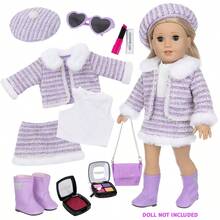 (Doll Not Included) 10 Stylish Newborn Dolls (Fitting 18 Inches), Newborn Baby Doll Clothes And Accessories, Suitable For Dress-Up Games, Children's Toys, Birthday/Holiday Gifts, Christmas Gifts. - Bộ quần áo - Xem 1