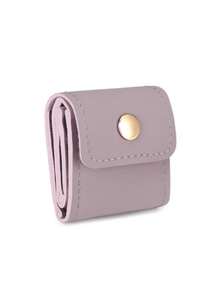 MIYIN Fashionable Mini Travel Jewelry Bag With Multiple Pockets,Minimalist Solid Color Anti-Scratch Jewelry Storage Bag,Earrings Bracelets Necklaces Rings Storage Bag Mini Travel Jewelry Roll Bag With Snap Buttons, Jewelry Rolls,PU Leather Jewelry Bag, Creative Portable Jewelry Bag, Earring Gift Bag Travel Organizer Travel Essentials Ladies Accessories Travelling Stuff Vacation Essentials - Multicolor - View 14