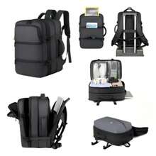 1 Pc Vacuum Compression Backpack With Luggage Strap Design.,Ryanair Travel Backpack, Cabin Bag 45x20x30, TSA Friendly Functional.Durable Nylon.Extensible Design.For Men & Women Large-Capacity Travel Backpack Multifunctional Luggage Storage Wetified Suggage Storage Wet Ceat Travel Backpack, Aviation, Avis Travel, Aviation, Avis Travel, Avis, Avis） Casual Backpack,Underseat Cabin Backpack For Airlines , Airline‑Approved Travel Rucksack With Shoe Compartment Bags For Woman, Lightweight Water‑Resistant Carry On Flight Bag For Ryanair, Versatile Business Work Bag, University College Backpack, Weekend Holdall For Holibee, 組合, Commday, Weekend Bag With USB Output Men's Waterproof Travel Backpack - 黑色 - 查看 2