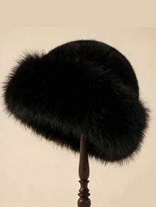 1顶冬季保暖内衬帽子，户外渔夫帽，加厚保暖时尚冬季护耳蒙古帽度假装