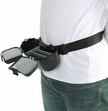 Caja de Señuelos de Pesca Portátil, Resistente al Agua, Riñonera con Cinturón Ajustable, Diseño Ligero y Compacto, para senderismo, camping y competiciones de pesca - 1 - Ver 9