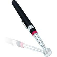 Telescoping Magnetic Pickup Tool 16LB Stainless Steel 7.3" To 30.9" Extendable Magnet Retrieval Stick With Pocket Clip For Car Industry Garage Office, Black