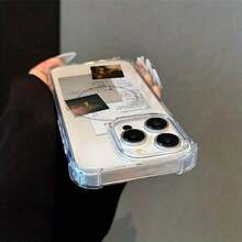 Suitable For IPhone 17 Pro Max Series,Fashion Singer Ariana's Grandes Art Label Design Phone Case Suitable For IPhone 17, 16e, 16, 15, 14, 13, 12, 11, Air Pro Max Mini XR XS X 7 & 8 Plus - Four-Corner Drop Protection Transpart Magnetic Soft TPU, Shockproof Cover, Lightweight Cover, Uv Printed, Trd Followers, Music Fans. Christmas Accessories. Perfect For Christmas Gift Giving And The Best Choice For Girlfriends - 混合色 1 - 查看 4