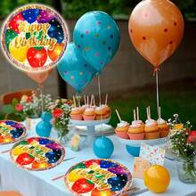 Disposable Kitchenware - Happy Birthday Balloons - View 4