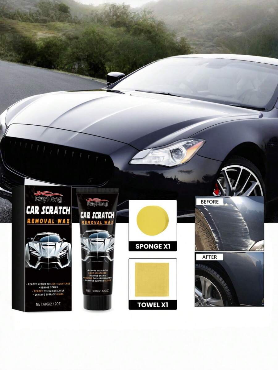 Professional Car Scratch Repair Kit - Car Polishing, Restoration, Coating And Scratch Remover Paste Set