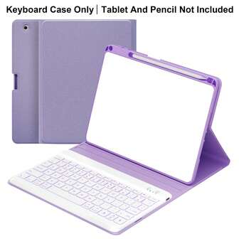 Detachable Wireless Backlit Keyboard Case For IPad 5th/6th Generation (2017/2018) And 9.7" IPad Air 2, Smart Folio Protective Cover