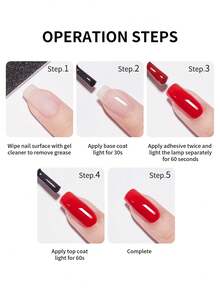 AiFer 3件套，100毫升免擦拭亮面甲油、底油和哑光甲油，持久光泽，适合居家美甲和美甲沙龙DIY美甲护理