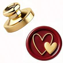 BAOFALI 1个心形/玫瑰/月亮/猫/谢谢/生日快乐图案火漆印章头（无柄）- 浪漫情人节火漆印章 - 婚礼请柬火漆印章 - 礼品包装火漆印章，情人节礼物