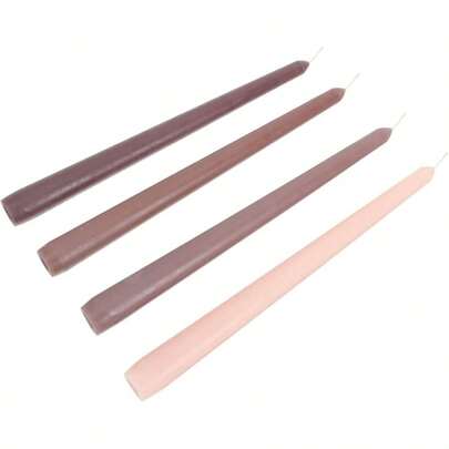 4piezas Velas Aromticas De Taper Vela De Scented Taper Para Cenas Romnticas y Celebraciones Color Gradiente Para Bodas y Aniversarios
