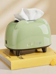 1pc Luxury Paper Towel Box, Vintage Desktop Tissue Holder, Multi-Functional For Living Room, Vanity - Multicolor - View 8