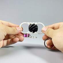 3D Printed | 3D Stereo Structure Decoration, Dual-Color Swirl Sensory Toy - Multicolor - View 3