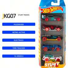 Hot Wheels 一套5辆1:64比例合金赛车玩具，F1车队涂装，红牛哈斯车队收藏级模型车，男孩理想礼物，适合3岁以上儿童，圣诞节礼物 - 彩色 - 查看 7