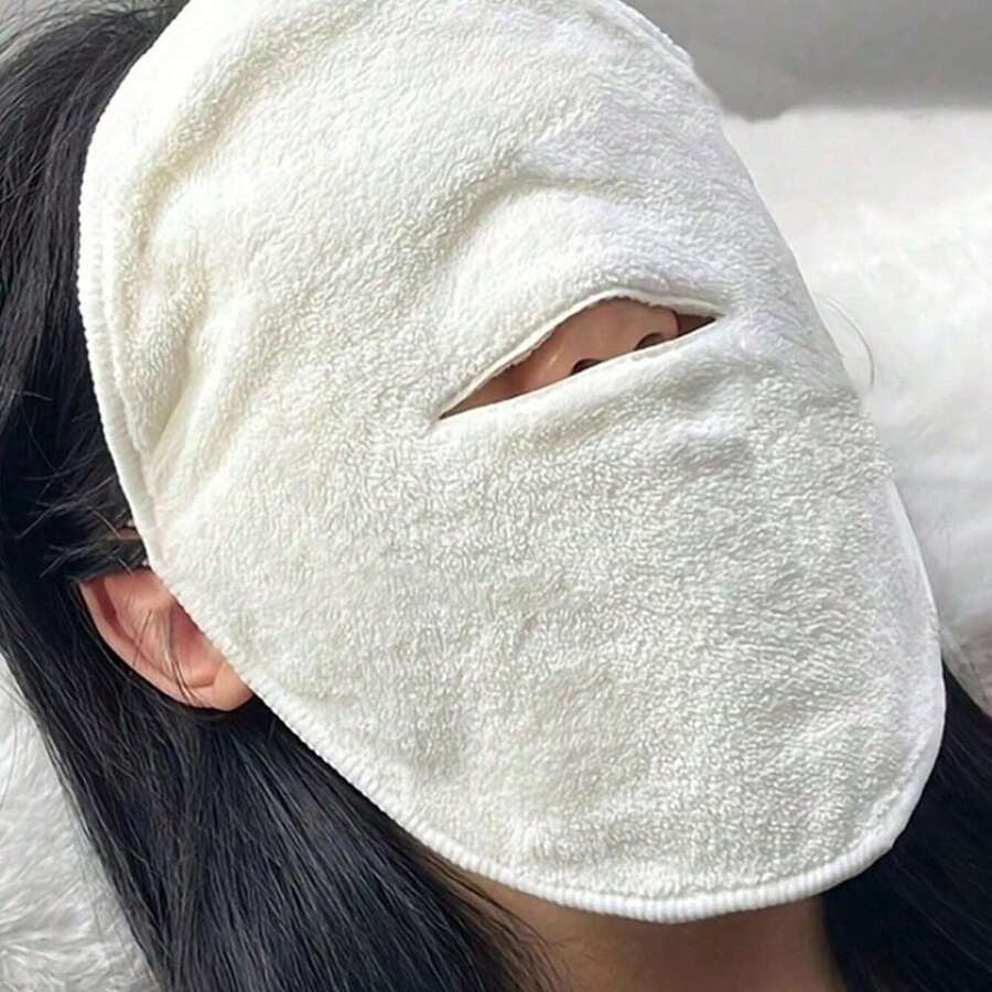 1pcs Reusable Thermal Warm/Cool Facial Mask Face Towel Home Bathroom Decor Fall Decor Back To School For Beauty Salon Home Bathroom - Nhiều màu - Xem 1
