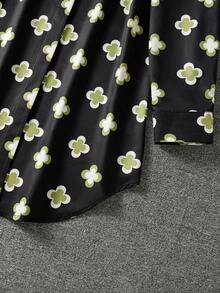 女士长袖全印花休闲阿拉伯风格上衣 - 彩色 - 查看 5