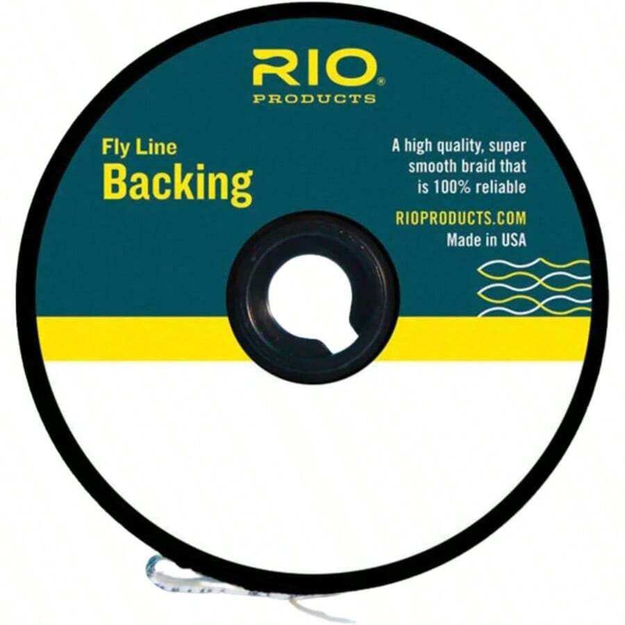 Linea de respaldo para pesca con mosca Rio® Dacron® 9 k o 13 k 94 m a 4572 m blanco anaranjado amarillo - Alta resistencia y durabilidad en entornos de pesca exigentes - Anaranjado - Ver 1