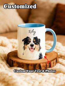 Cốc in hình thú cưng theo yêu cầu, có thể dùng ảnh và tên thú cưng, cốc in hình chó theo yêu cầu, cốc cà phê hình chó, cốc in hình thú cưng cá nhân hóa, cốc cho mẹ nuôi chó, cốc in hình bố nuôi mèo cá nhân hóa, cốc in hình chó mới. - nhiều màu - Xem 3