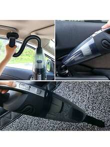 Aspiradora inalámbrica para el hogar para limpieza del hogar, limpieza del automóvil, limpieza de pelo de gato y mascotas, multiusos, portátil y de mano para una variedad de escenarios, incluye una variedad de accesorios - Negro - Ver 6