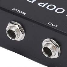 Efectos De Guitarra, Loop Box Pedal De Amplificador De Guitarra Eléctrica Interruptor De Pie True Bypass Loop Switcher Para Pedales De Bajo - 1 - Ver 6