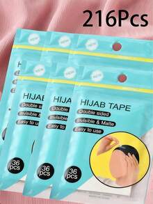 1卷/5卷/10卷装女士发带固定胶带，0.6英寸 x 16.4英尺自粘安全胶带，多用途便捷双面胶带，适用于服装、胸罩、护肤品等，强力宽幅安装胶带 - 彩色 - 查看 18