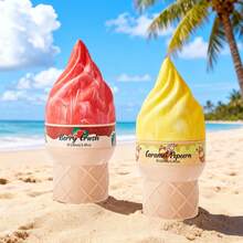 1瓶100毫升冰淇淋造型香氛喷雾，限量版室内/室外空气清新剂，持久留香，散发自然清新迷人的香气，融合优雅的热带草本椰子花果香调，适合约会、派对、旅行、居家、酒店、办公室等场合，是馈赠亲朋好友的理想圣诞礼物。 - 其他 - 查看 10