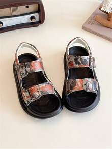 2026 New Summer Boys Sandals, Children Shoes, Boys Sports Shoes, Girls Shoes, Big Kids - Orange - View 1