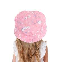 1 sombrero de sol de verano para niños, sombrero con protección solar para niños y niñas, gorro de lavabo transpirable, gorra de playa, sombrero de pescador - Multicolor - Ver 5