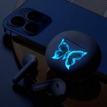 YITAPE Butterfly Wall Stickers Set, Blue Butterflies, Does Not Glow In The Dark, DIY Decoration, Suitable For Kids Girls' Bedroom And Bathroom Decor, Stickers, Wall Stickers, Vinyl Stickers, Home Decor, Spring Decorations, Give Your Home A Fresh Look, Holiday Decor Stickers, Birthday And Graduation Gifts - Blue - View 5