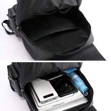 [Back To School Season]Multi Functional Portable 13 Inch Laptop Backpack, Men's And Women's Minimalist British Style Commuting Backpack - Multicolor - View 6