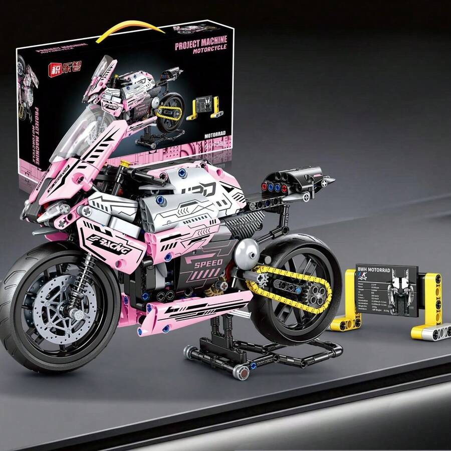 Adult Block Vehicles - Pink - View 1