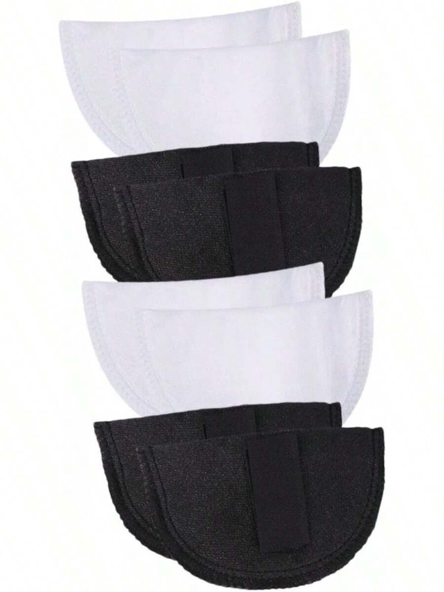 Anneome 4 Pares Hombreras Antideslizantes De Esponja Para Mujeres Almohadillas Adhesivas Transpirables Para Realzar Hombros En Camisas Trajes Y Suéteres - 1 - Ver 1