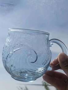 1 chiếc cốc thủy tinh gợn sóng thanh lịch, cốc uống nước bằng thủy tinh borosilicate trong suốt chất lượng cao, chịu nhiệt, thích hợp cho cà phê, sữa, nước ép, rượu whisky và nước ngọt, lý tưởng cho gia đình, văn phòng, quán cà phê và trang trí bàn ăn sang trọng; một lựa chọn lãng mạn cho bàn tiệc Ngày Valentine, và là món quà thanh lịch dành cho bạn gái, bạn trai hoặc người yêu. - Nhiều màu - Xem 6