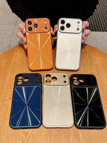 Luxury Aurora Laser Matte Magnetic Phone Case Compatible With IPhone 17 Promax 17 Pro 17 16 Pro Max 16 Pro 16 15 Pro Max 15 Pro 15 14 Pro Max 14 Pro 13 Wireless Charging Anti-Drop Frame Shockproof Back Cover - Silver - View 5