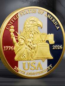 Productos para comprar: Medallas de deportes y actividades al aire libre, insignias conmemorativas, monedas de desafío de águila, insignias Jinshun, monedas de la suerte, monedas conmemorativas, artesanías coleccionables y regalos - Multicolor - Ver 3