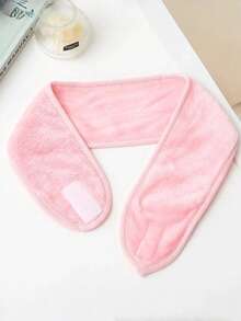 1/2/3 Piezas Banda para el cabello con gancho y bucle, diadema, diadema para lavarse la cara - Rosa - Ver 9