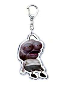 1pc Cute Smiling Face Acrylic Keychain, Can Be Used As Accessory, Bag Charm, Keychain, Ring, Jewelry, Fan Gift, Friend Gift, Car Decor, Bag Pendant, Backpack Decoration, Suitable For School, Grunge, Y2K Style - Multicolor - View 7