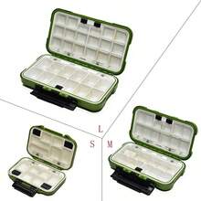 Waterproof Fishing Tackle Box Fishing Accessories Tool Storage Box Fish Hook Lure Fake Bait Boxes For Carp Fishing Goods - Green - View 2