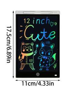 3 Sizes! 12/10/8.5 Inch Kids LCD Writing Tablet - Stylus Pen + Erasable Screen, Educational Toy, Birthday/Holiday Gift - Multicolor - View 20