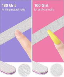Cuticle Remover Kit, 100/180 Nail File And Nail Buffer Blocks, 1 Pcs Rose Cuticle Oil And Professional Pedicure Manicure Tools, Nipper Cutter For Fingernails And Toenails,Nail Tech Supplies,Bedazzling Kit,Nails,Nail Buffers,Nail Brush,Nail Supplies,Pedicure,Nail Stickers - 玫瑰紅 - 查看 5