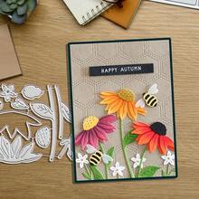 1个花朵金属切割模具，适用于DIY剪贴簿、卡片制作、压花和纸艺——兼容压花机，可手动使用，用于相册装饰工具 - 銀色 - 查看 4