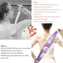 1-10条双层抽绳浴巾，男女通用沐浴擦洗巾，强力去角质和去污毛巾，适用于桑拿和浴室。 - 查看 8