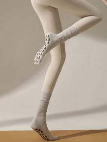 New Cute Five Finger Socks, Mid Length Yoga Socks, Anti Slip Five Finger Socks, Pilates Specific Sports Toe Stacking Socks - Multicolor - View 8