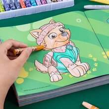 Paw Patrol 1本汪汪队立大功绘画书 儿童涂色书 3-6岁幼儿园涂色书 婴儿涂鸦玩具，完美节日礼物（款式随机）