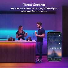 柔性智能LED灯带，APP控制，USB供电，多种尺寸可选。是室内照明和装饰的理想之选。