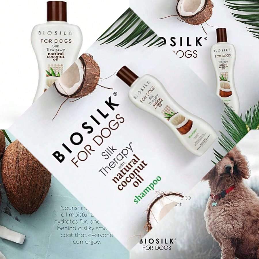 Dog Shampoo with Natural Coconut Oil, Sulfate and Paraben Free, for Silk Therapy in Bathing - como en la foto - Ver 1