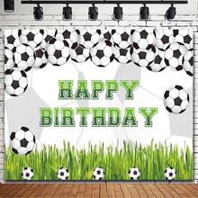 2D Flat Football Theme Birthday Party Backdrop - Polyester Banner, Suitable For Cake Table Decoration, No Power Needed, Perfect For Soccer Fans Celebrations And Photo Booth Props - 1PCS - View 6