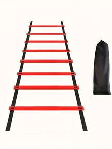 1 Set Agility Ladder, Football Training Rope Ladder, Agility Ladder Obstacle, Fitness Training Ladder, Soft Ladder, Speed Ladder, Football Training Ladder