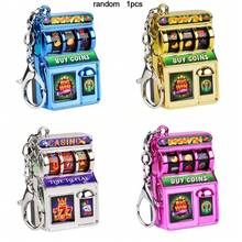 1个字母图案机器吊坠钥匙扣，适合日常休闲送礼、纪念品、汽车配件、包包挂饰，可爱哥特风Y2K包包挂饰，汽车配件，送给老师、朋友、姐妹的礼物创意